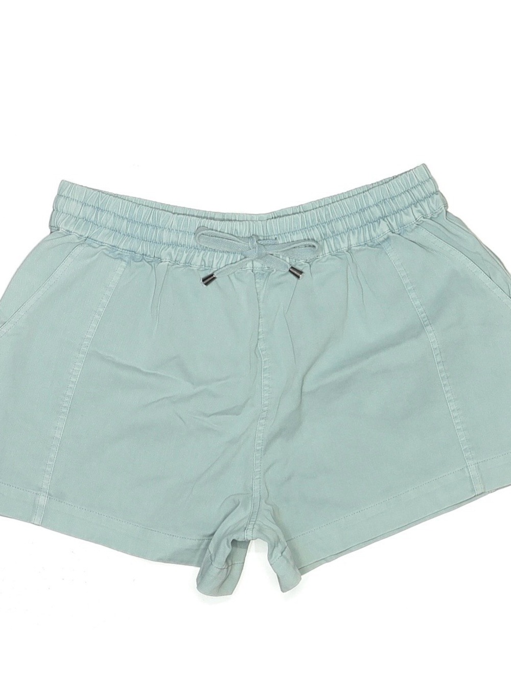 Apiece Apart Light Aqua Elastic Drawstring Athletic Shorts - Picture 1 of 4